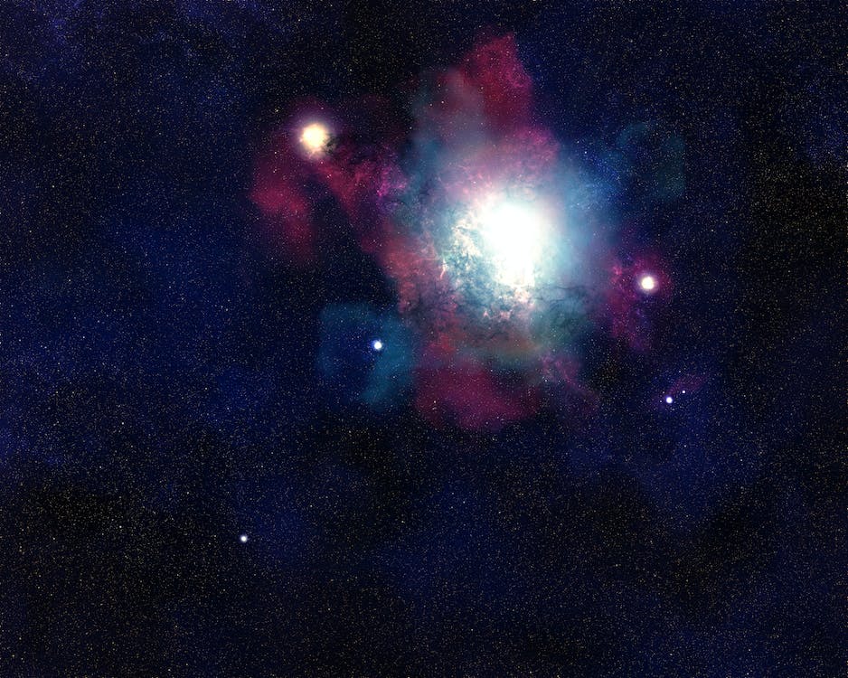 a photo of the stars on a deep blue backdrop