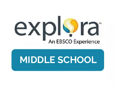 The explora middle school logo