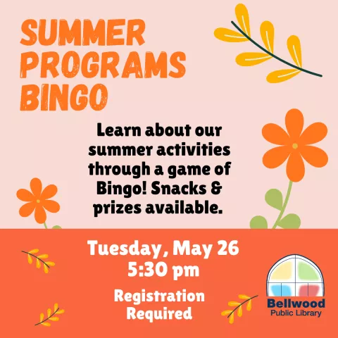 Summer Programs Bingo