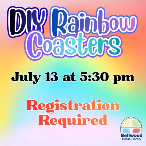 DIY Rainbow Coasters