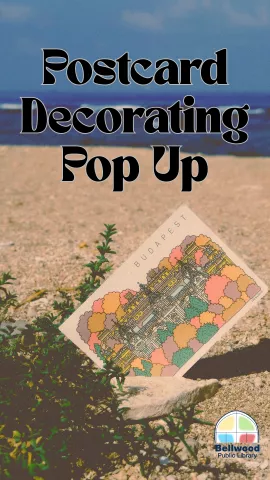 Postcard Decorating Pop Up